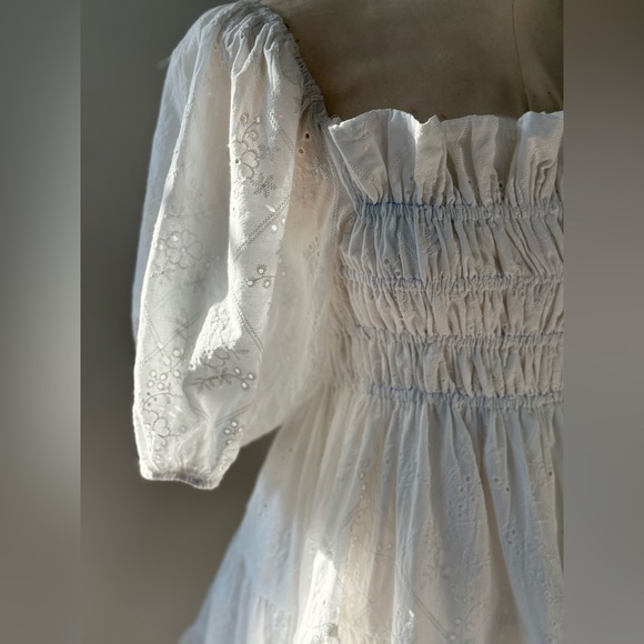 Buddy Love White Ruffle Dress - Picture 5 of 7